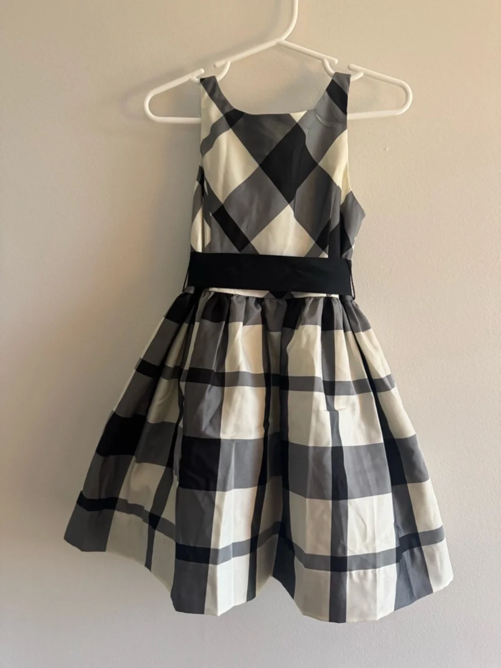 Ralph Lauren 4T Buffalo Check Dress with Bow - Like New